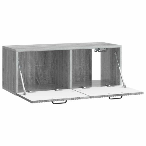 VidaXL Szafka RTV montowana na ścianie Szary Sonoma 78,5 x 31 x 30 cm
