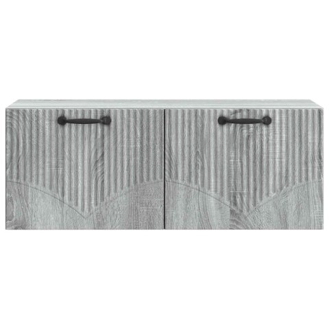 VidaXL Szafka RTV montowana na ścianie Szary Sonoma 78,5 x 31 x 30 cm