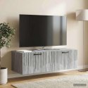 VidaXL Szafka RTV montowana na ścianie Szary Sonoma 98 x 41 x 30 cm