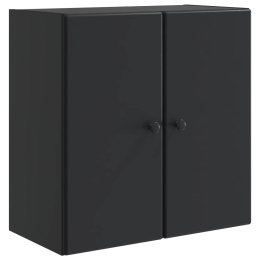 VidaXL Szafka ścienna 59 x 31 x 60 cm Drewno inżynieryjne Czarny