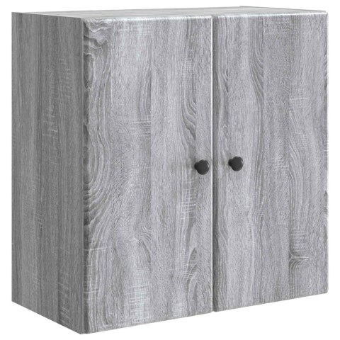 VidaXL Szafka ścienna 59 x 31 x 60 cm Drewno inżynieryjne Szary Sonoma