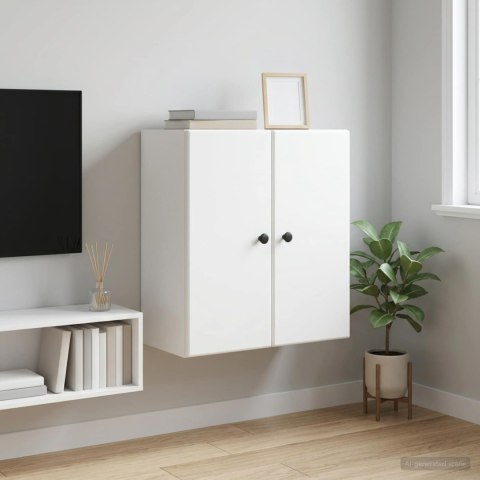 VidaXL Szafka ścienna Biały 59 x 31 x 60 cm Drewno inżynieryjne