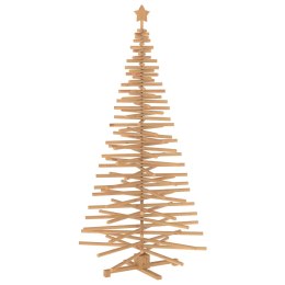 VidaXL Drewniana choinka KOTKA 210 cm Lite drewno sosnowe