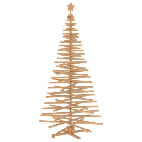VidaXL Drewniana choinka KOTKA 210 cm Lite drewno sosnowe