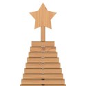 VidaXL Drewniana choinka KOTKA 210 cm Lite drewno sosnowe