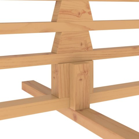 VidaXL Drewniana choinka KOTKA 240 cm Lite drewno sosnowe