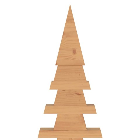 VidaXL Drewniana choinka KOTKA 240 cm Lite drewno sosnowe