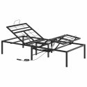 VidaXL Elektro Regulowany Stelaż Łóżka Czarny 200 x 70 x 33,5 cm Stal