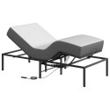 VidaXL Elektro Regulowany Stelaż Łóżka Czarny 200 x 70 x 33,5 cm Stal