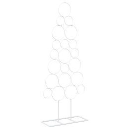 VidaXL Metalowa choinka świąteczna KUOPIO 125 cm Stal Biały