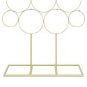 VidaXL Metalowa choinka świąteczna KUOPIO 125 cm Stal złoty