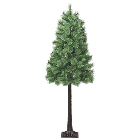 VidaXL Sztuczna choinka na zawiasach z bombkami 150 cm 150 LED