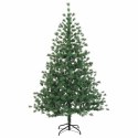 VidaXL Sztuczna choinka z bombką 180 cm 300 LED Ciepła biel