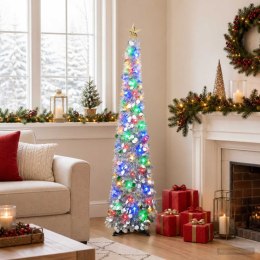 VidaXL Choinka LED pop-up z gwiazdą na czubku 150 cm 50 LED PET