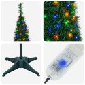 VidaXL Choinka pop up LED 120 cm 50 LED PVC zielony