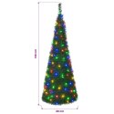 VidaXL Choinka pop up LED 120 cm 50 LED PVC zielony
