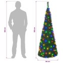 VidaXL Choinka pop up LED 180 cm 150 LED PVC zielony