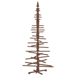VidaXL Drewniana choinka KOTKA 240 cm Lite drewno sosnowe