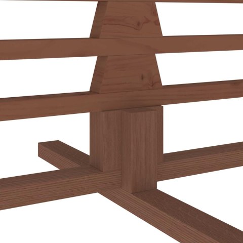 VidaXL Drewniana choinka KOTKA 240 cm Lite drewno sosnowe