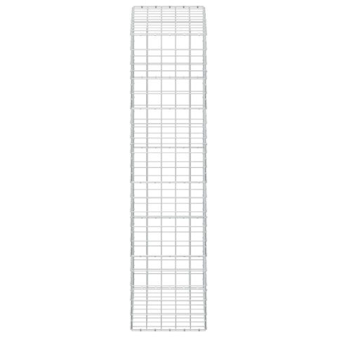 VidaXL Gabion z drutu 3,5 mm i siatką 10x10 cm 100x50x200 cm