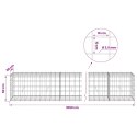 VidaXL Gabion z drutu 3,5 mm i siatką 10x10 cm 1050x50x50 cm