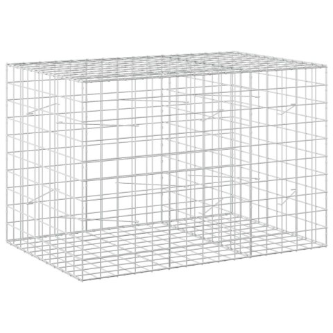 VidaXL Gabion z drutu 3,5 mm i siatką 10x10 cm 150x100x100 cm