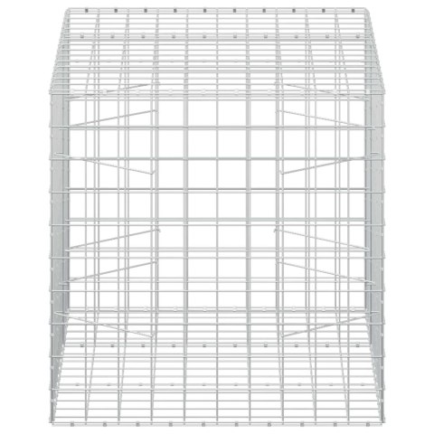 VidaXL Gabion z drutu 3,5 mm i siatką 10x10 cm 150x100x100 cm