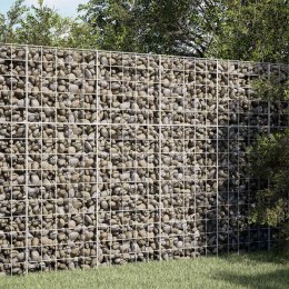 VidaXL Gabion z drutu 3,5 mm i siatką 10x10 cm 150x50x150 cm