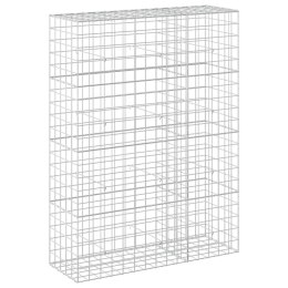 VidaXL Gabion z drutu 3,5 mm i siatką 10x10 cm 150x50x200 cm