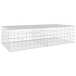 VidaXL Gabion z drutu 3,5 mm i siatką 10x10 cm 200x100x50 cm