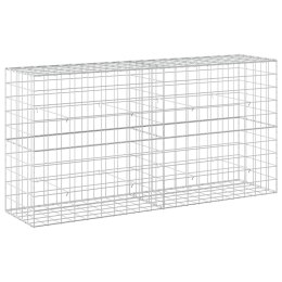VidaXL Gabion z drutu 3,5 mm i siatką 10x10 cm 200x50x100 cm