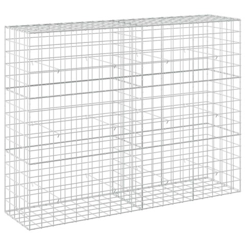 VidaXL Gabion z drutu 3,5 mm i siatką 10x10 cm 200x50x150 cm