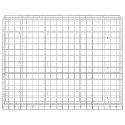 VidaXL Gabion z drutu 3,5 mm i siatką 10x10 cm 200x50x150 cm