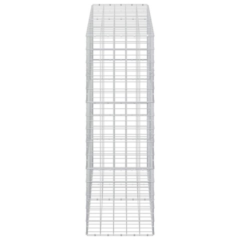 VidaXL Gabion z drutu 3,5 mm i siatką 10x10 cm 200x50x150 cm