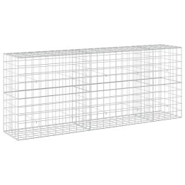 VidaXL Gabion z drutu 3,5 mm i siatką 10x10 cm 250x50x100 cm