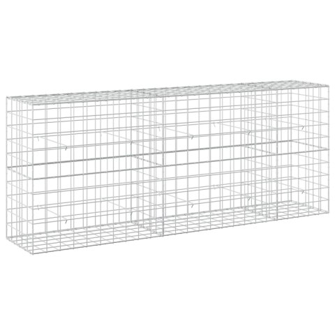 VidaXL Gabion z drutu 3,5 mm i siatką 10x10 cm 250x50x100 cm