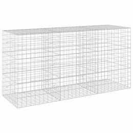 VidaXL Gabion z drutu 3,5 mm i siatką 10x10 cm 300x100x150 cm