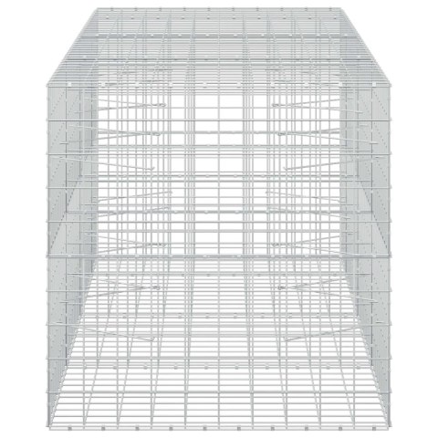 VidaXL Gabion z drutu 3,5 mm i siatką 10x10 cm 350x100x100 cm