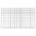 VidaXL Gabion z drutu 3,5 mm i siatką 10x10 cm 350x50x200 cm