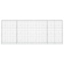 VidaXL Gabion z drutu 3,5 mm i siatką 10x10 cm 400x50x150 cm