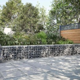 VidaXL Gabion z drutu 3,5 mm i siatką 10x10 cm 550x100x50 cm