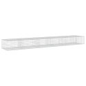 VidaXL Gabion z drutu 3,5 mm i siatką 10x10 cm 550x100x50 cm