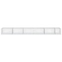 VidaXL Gabion z drutu 3,5 mm i siatką 10x10 cm 550x100x50 cm