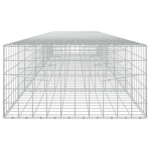 VidaXL Gabion z drutu 3,5 mm i siatką 10x10 cm 550x100x50 cm