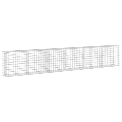 VidaXL Gabion z drutu 3,5 mm i siatką 10x10 cm 600x50x100 cm