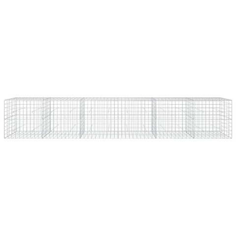 VidaXL Gabion z drutu 3,5 mm i siatką 10x10 cm 600x50x100 cm