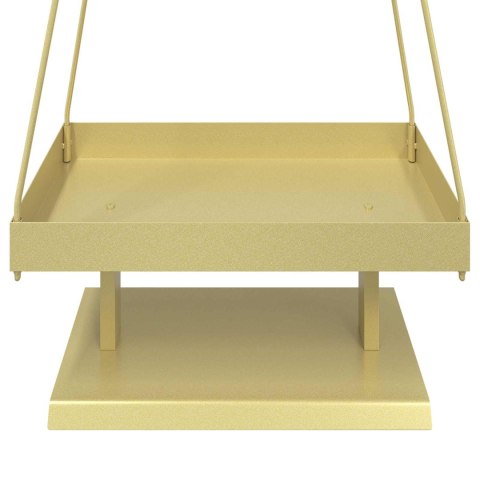 VidaXL Metalowa choinka świąteczna KUOPIO 150 cm Stal złoty