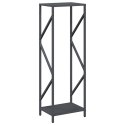 VidaXL Stojak na drewno opałowe antracyt 34x25x100 cm