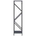 VidaXL Stojak na drewno opałowe antracyt 34x25x100 cm