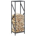 VidaXL Stojak na drewno opałowe antracyt 34x25x100 cm